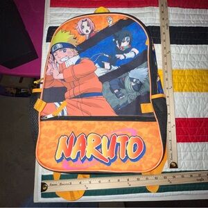 Naruto Uzumaki Team 7 Lunchbox + Backpack Set Orange
